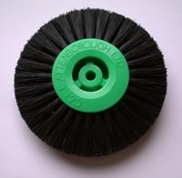 3 Row 73mm Black Bristle Lathe Brush